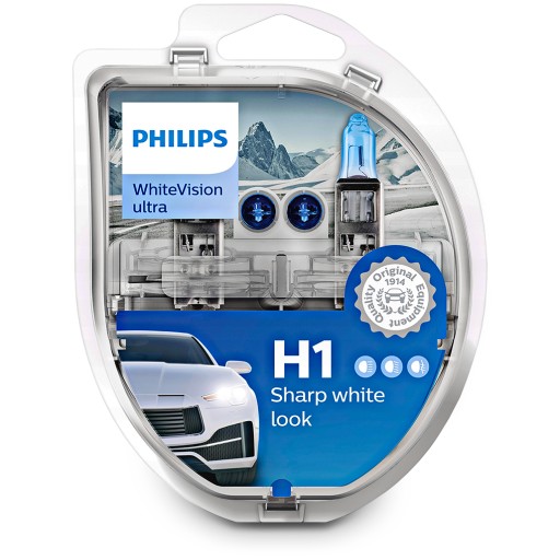  Philips H7 White Vision 3700K Halogen Bulbs Xenon