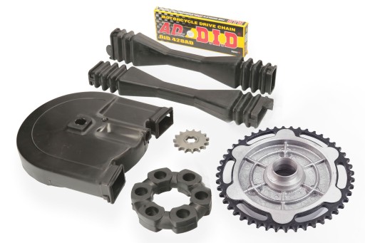 85761 - ЗІРОЧКА ПЕРЕДНЯ ЗАДНЯ ЛАНЦЮГ ЗРАБИЛА НАКЛАДКУ MZ TS 150