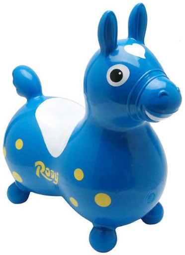 Гумовий джемпер Gymnic Rody 7013 синій кінь