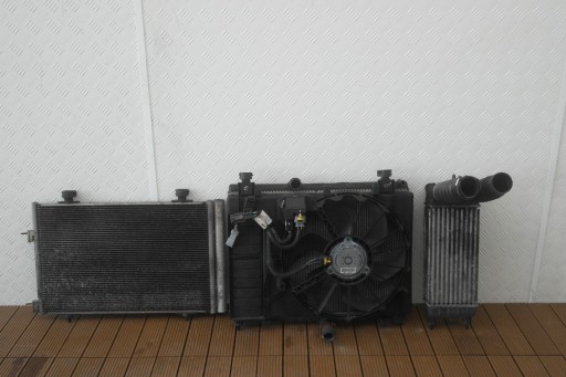 Peugeot 508 i 10-18 1.6 e-hdi радіатори вентилятор інтеркулер комплект oe