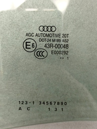 Audi Q5 8R ABLAK jobb far 2011