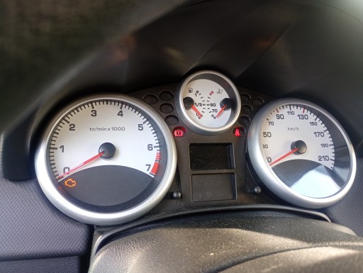 műszeróra műszeróra fordulatszámmérő Peugeot 207 06-13 futásteljesítmény 184435km
