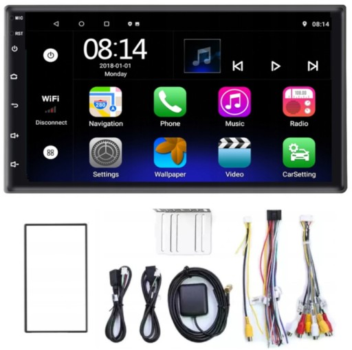 Автомагнітола 2DIN 7 