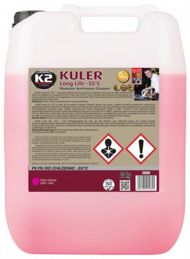 K2 KULER -35 ° C розовый 20 кг