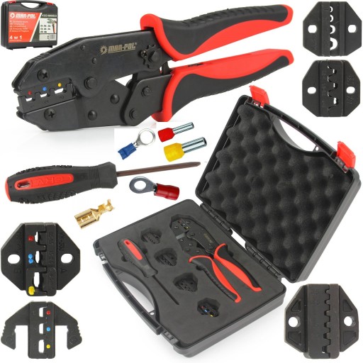 Клещи Обжимные соединители 5 штампов обжимные клещи