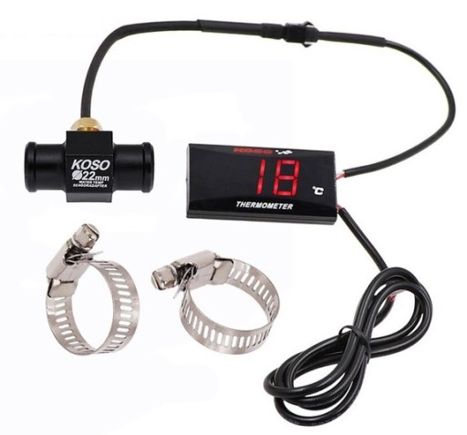 346884 - ДАТЧИК ТЕМПЕРАТУРИ ТЕРМОМЕТР МОТОЦИКЛ LCD KOSO