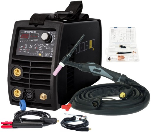 Зварювальний апарат SPARTUS ProTIG 220 імпульсний AC / DC пакет 8 м