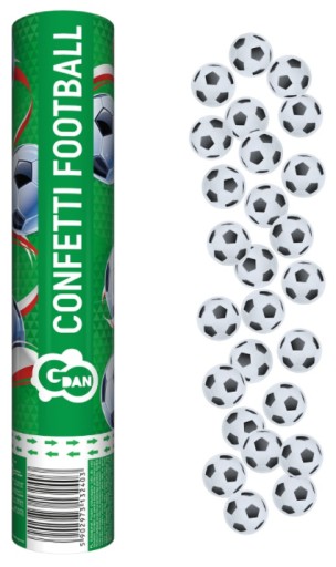Конфетті трубка зйомки ФУТБОЛ день народження