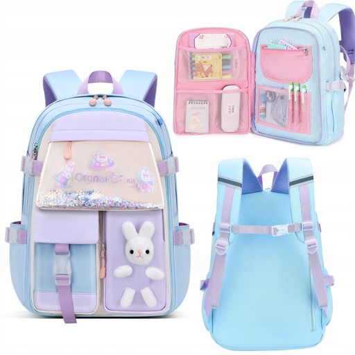 Рюкзак шкільний на багато відділень рюкзак омбре) HQB Відтінки синього