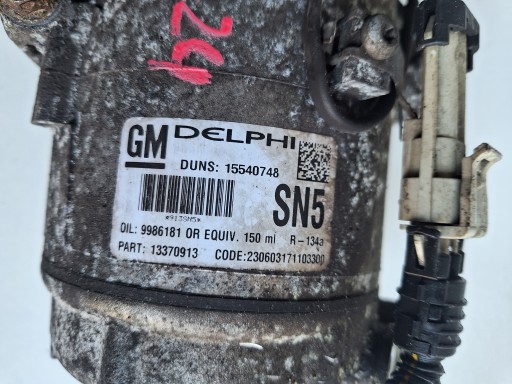 OPEL compressor AC 13370913