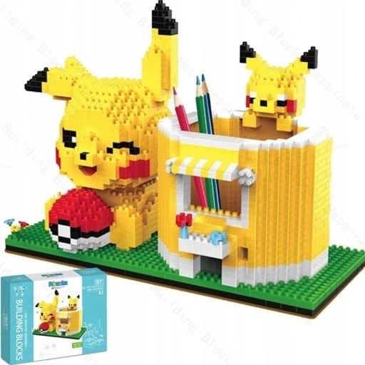 Klocki PIKA CHU Pikaczu 5300el. FIGURKA 3D