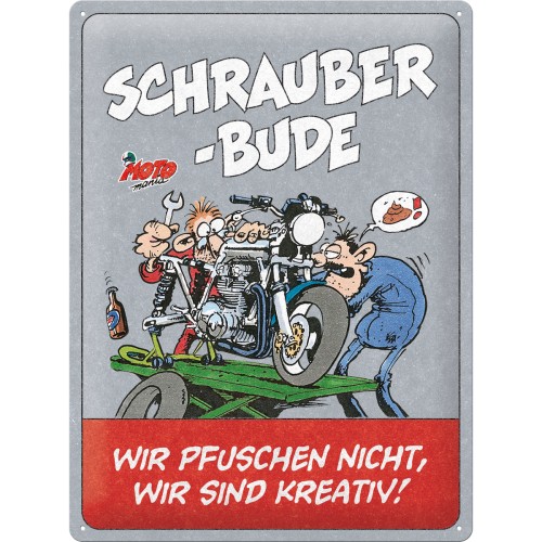 Табличка-вивіска MOTOmania Schrauber 30x40 Nostalgic
