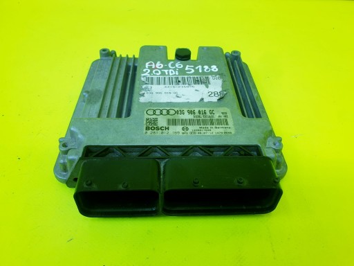 0281012169 03G906016GC - Эбу компьютера контроллер двигателя audi a6 c6 2.0 tdi