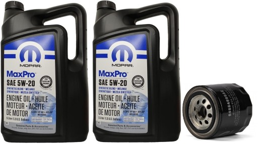 MOPAR 5W20 10л + ФИЛЬТР MO-899 JEEP RAM CHRYSLER