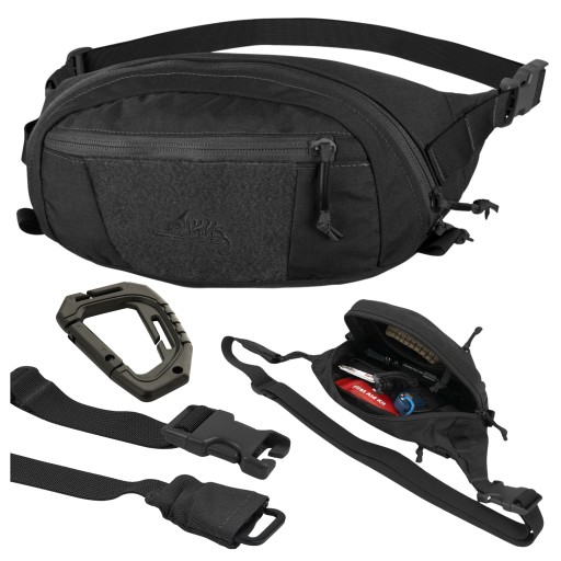 ĽADVINKA TAKTICKÁ ĽADVINKA BEDROVÁ HELIKON BANDICOOT CORDURA 2,7L - ČIERNA