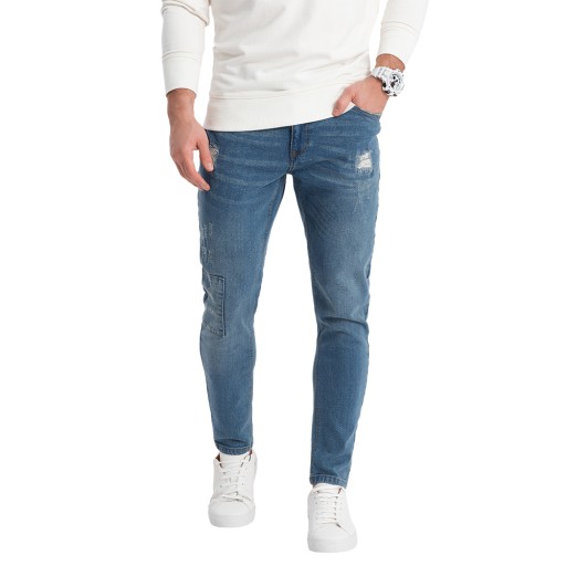 Pánske džínsové nohavice SKINNY FIT j. ni P1060 L