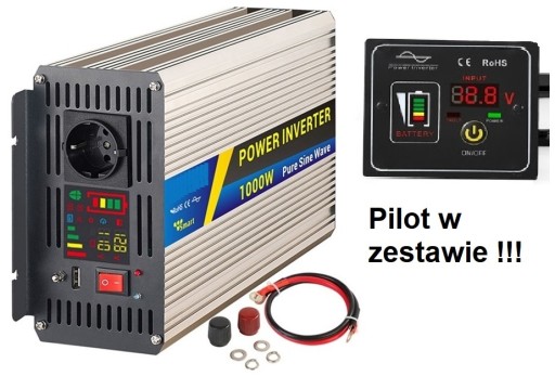 ІНВЕРТОР ІНВЕРТОР 12V 230V 2000W СИНУС