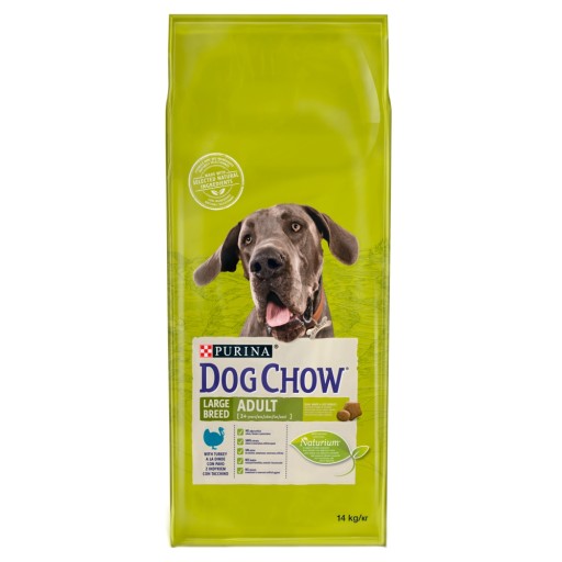 Suché krmivo pre veľké plemená Purina Dog Chow morka 14kg