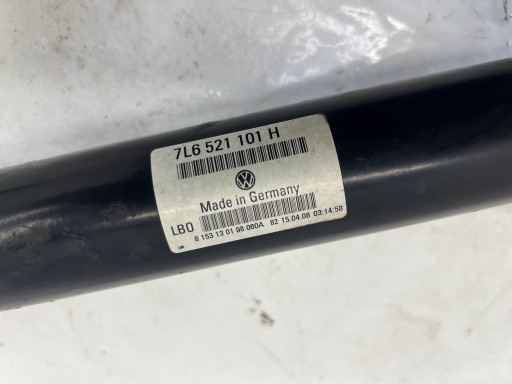 albero cardanico trasmissione AUTOMAT anteriore 7L6521101H AUDI Q7 4L 3.0 TDI 233 KM 05-09