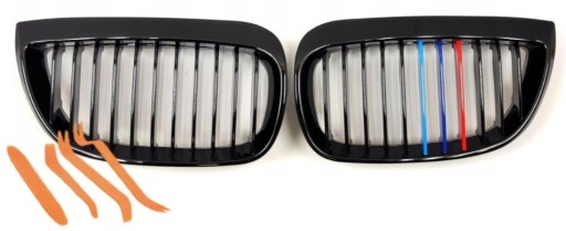 A11204 - BMW E87 нирки решітка решітки гриль M look глянець