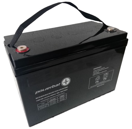 Гелевий акумулятор глибокого циклу powerbat cbe 12v 100ah
