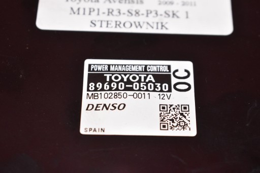 module ZARZADZANIA ENERGIA 89690-05030 TOYOTA AVENSIS 3 III T27 2.2 D-4D