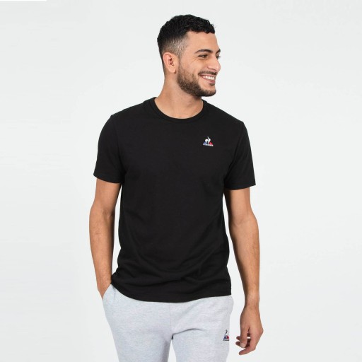 LE COQ SPORTIF Pánske tričko čierne M