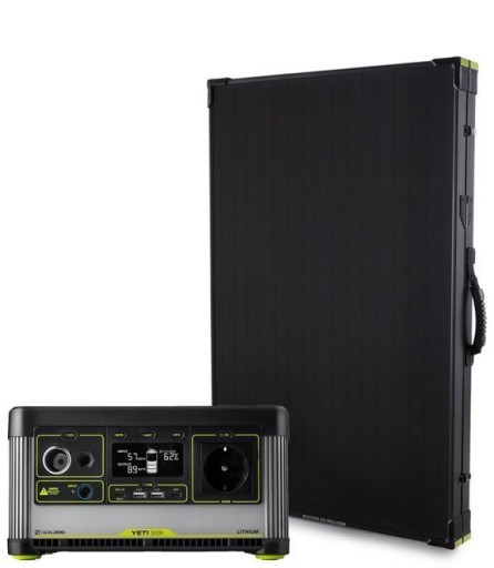 KIT 32409 + 36110 - Мобильный тихий солнечный генератор без запаха 42ah 4x4