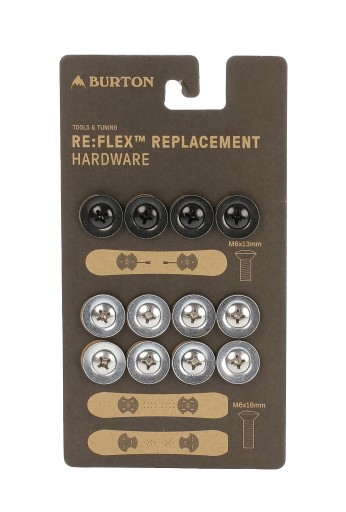 Замінні гвинти Burton M6x16 - сріблясті