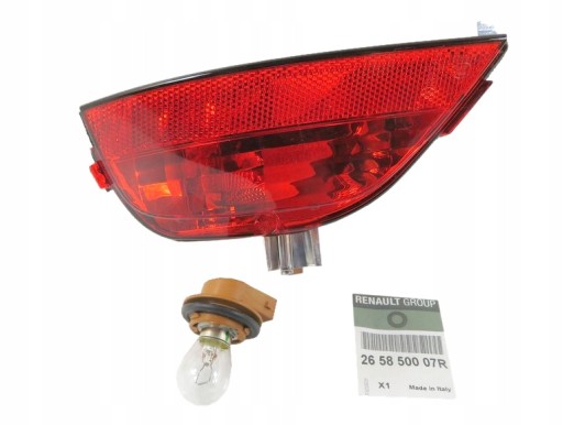 265850007R - ЗАДНІЙ ПРОТИТУМАННИЙ ЛІХТАР RENAULT CAPTUR 2013-2019