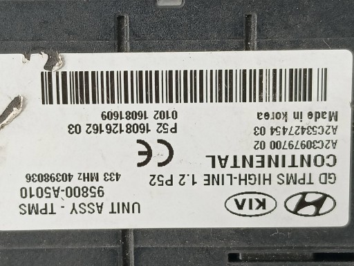 modul TPMS Druck W OPONACH 95800-A5010 Hyundai i30 II (2011-2017)
