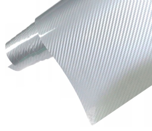 Фольга рулон углерода 5D серебро 1. 52x18m
