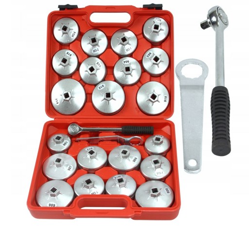 ТОРЦЕВЫЕ КЛЮЧИ ДЛЯ МАСЛЯНЫХ ФИЛЬТРОВ 23 ELEM. ALU