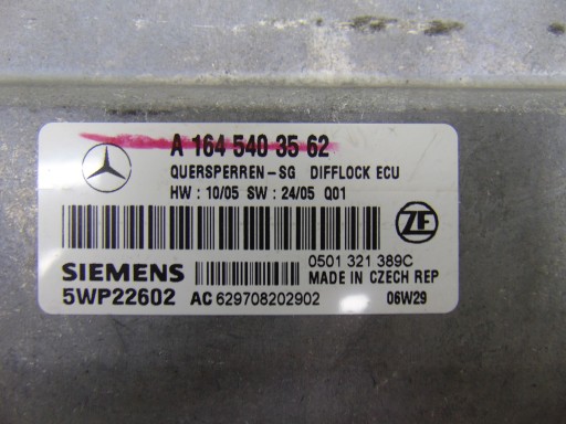 module BLOKADY LOW MERCEDES GL ML W164 A1645403562