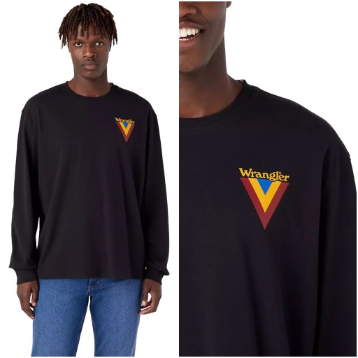 WRANGLER CHEST LOGO PÁNSKE LONGSLEEVE TRIČKO XL