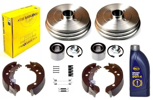 Барабани щелепи підшипника RENAULT CLIO III MODUS KPL