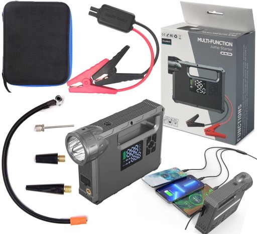 Booster JUMP STARTER компресор Powerbank Choetech