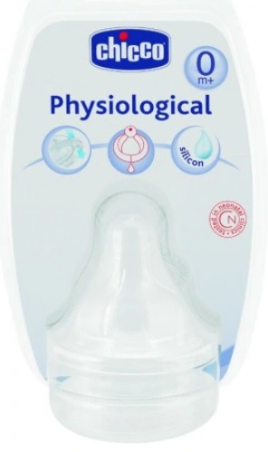 Силіконова соска Chicco 0м+