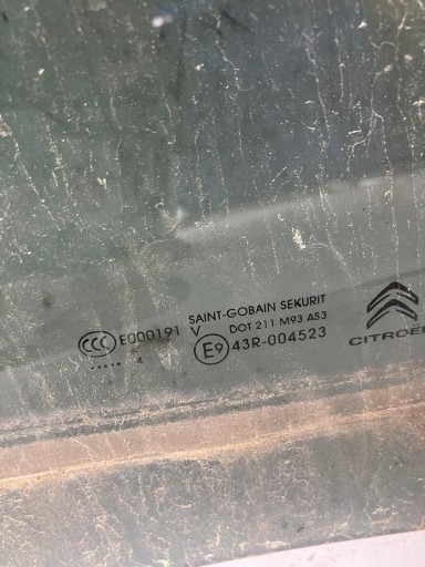 window door right rear part CITROEN C4 PICASSO II 14 ROK