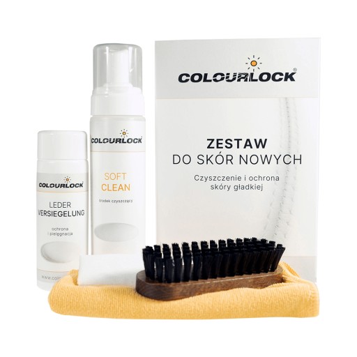Colourlock новий м'який набір для чищення шкіри
