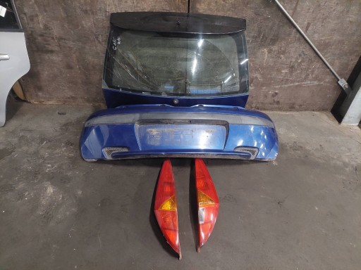 complete rear part trunk door bumper light FIAT PUNTO II
