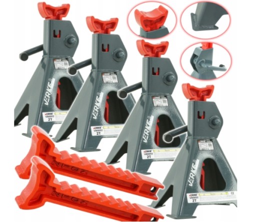 ПОДСТАВКИ КОБЫЛКИ СТОЙКИ 4 ШТ ПОДЪЕМНИК Т VERKE