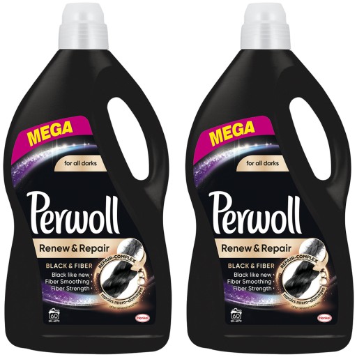 Perwoll Renew Repair Black Tekutý prací prostriedok 2 x 3,6L