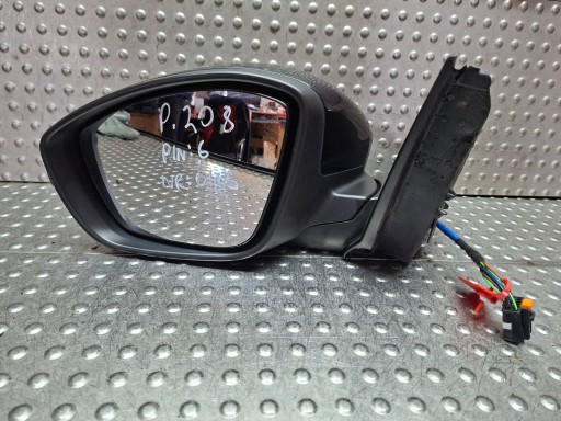 mirror exterior left 6 PIN PEUGEOT 208 II 2019
