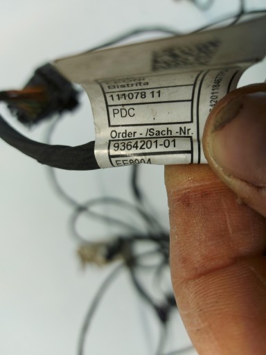 BMW G30 530e bundle wiring PDC rear part 936420101