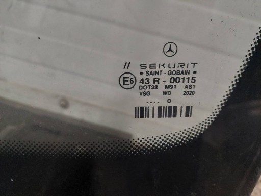 window iron front MERCEDES-BENZ W168 A160 ID: 225146