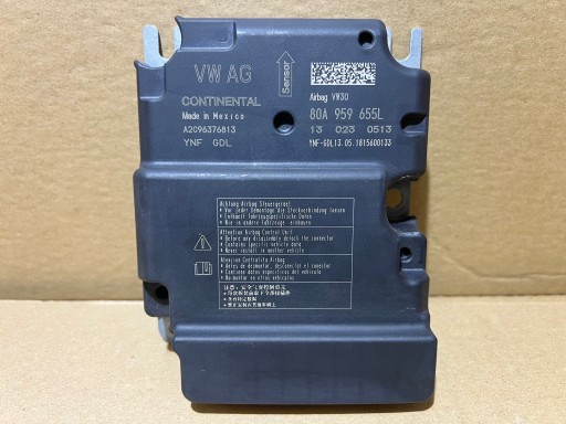 AUDI Q5 80A MOUDUL SENSOR airbag airbag 80A959655L