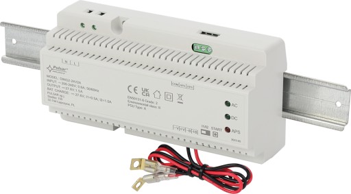 2× din-рейка буфер живлення pulsar ding2-24v2a 24v dc 2a
