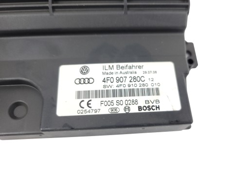AUDI A6 C6 LIFT Centralina modulo MOCY 4F0907280C + Spina