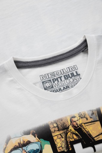Pitbull Koszulka Most Wanted (L) Biała 10599236196 Odzież Męska T-shirty OE SGTBOE-4